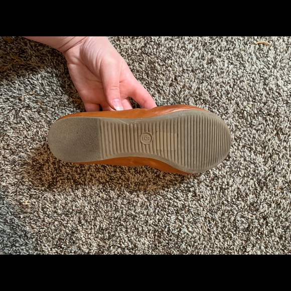 Brown Faux Leather Flats - Picture 3 of 4